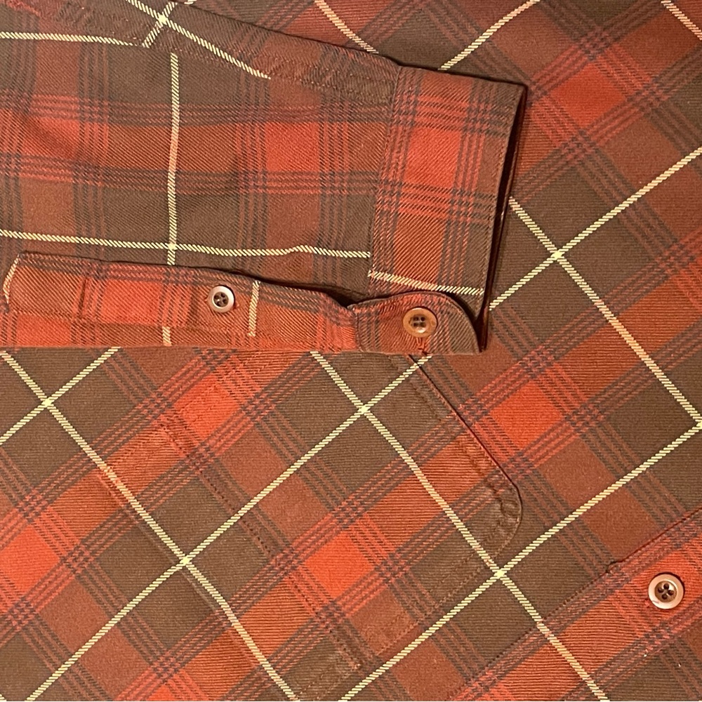 Vintage XL 100% Cotton Banana Republic heavy-duty long-sleeve shirt - Picture 3 of 8